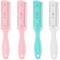 Glamlily Hair Cutting Razor Comb Thinning Trimmer, Assorted (4 Pack)